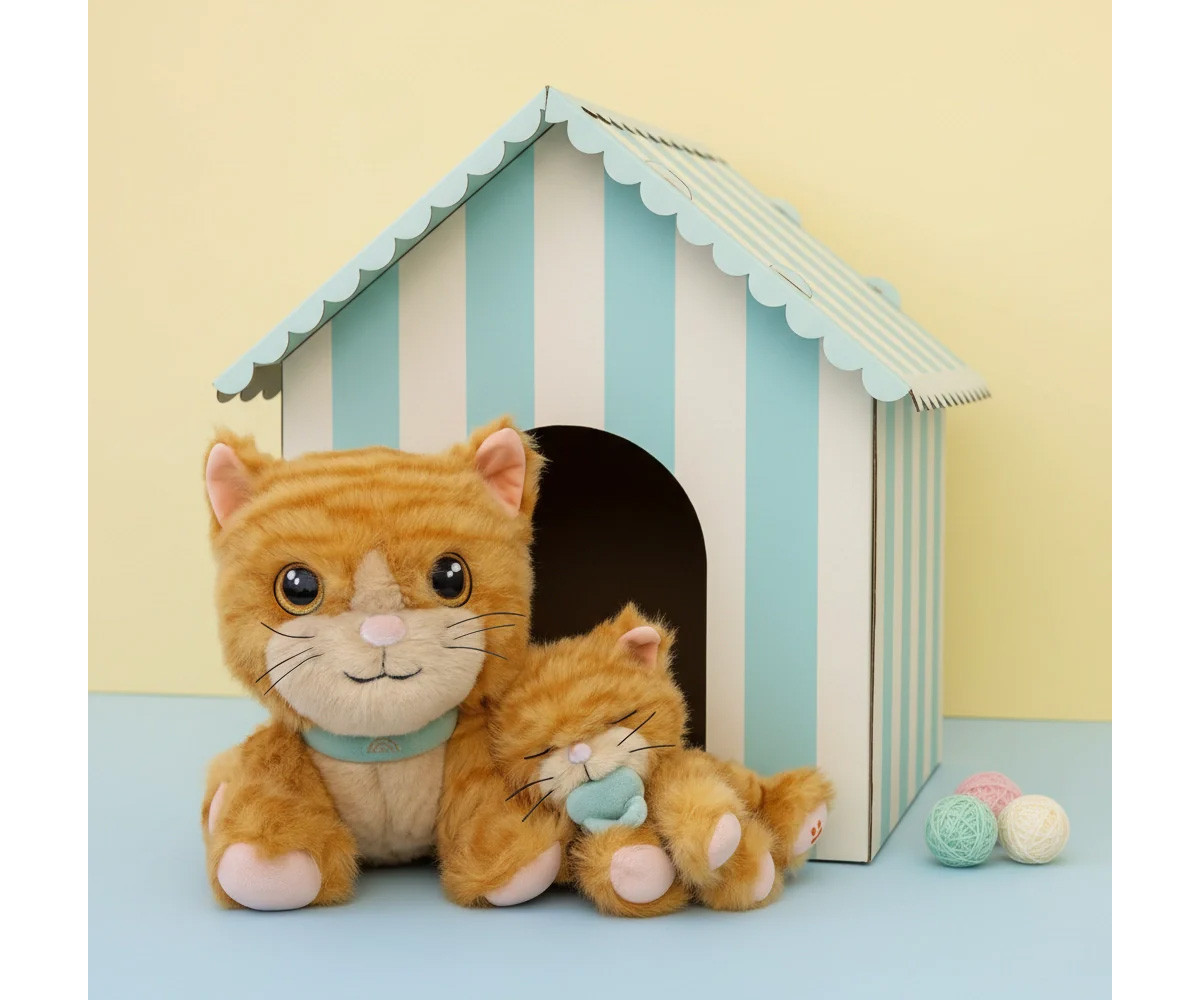 Peluche Binky Kitten Koda Ginger