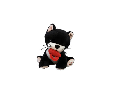 Peluche Binky Kitten Kit Black and White