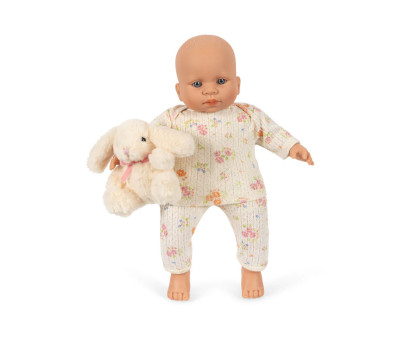 Muñeco Teddy Baby con Conejito de Peluche Nonoka 34cm