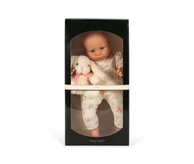 Muñeco Teddy Baby con Conejito de Peluche Nonoka 34cm