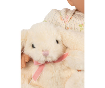 Muñeco Teddy Baby con Conejito de Peluche Nonoka 34cm