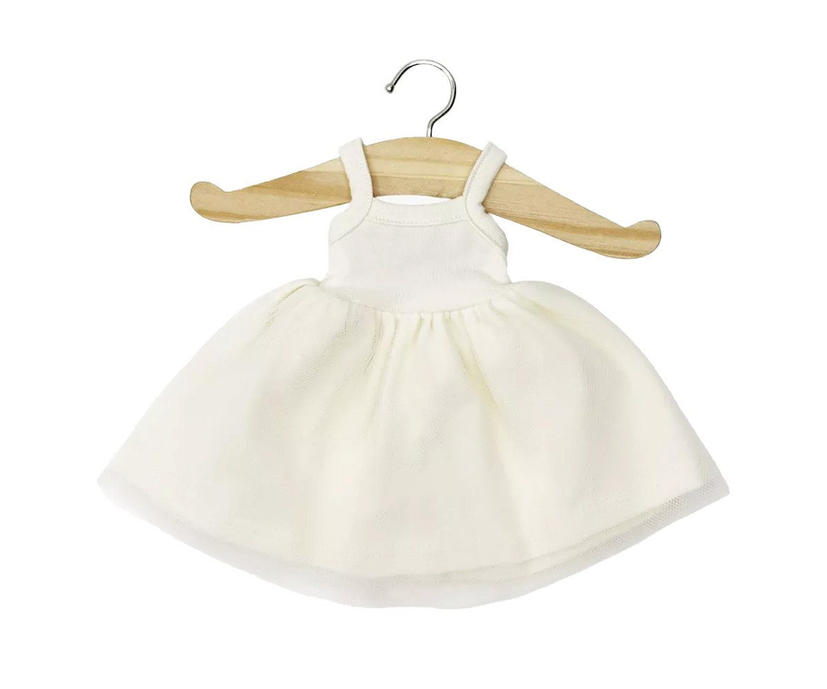 Vestido Tutú Rosella Milk y Zapatos de Baile para Muñeco Gordis