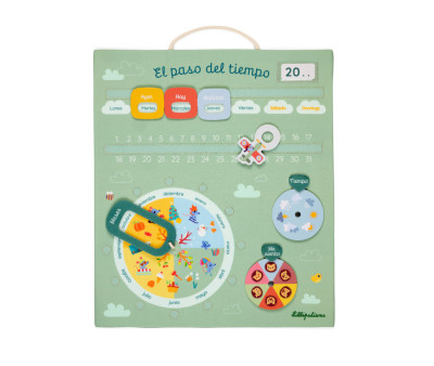 Calendario Infantil de Tela  Español