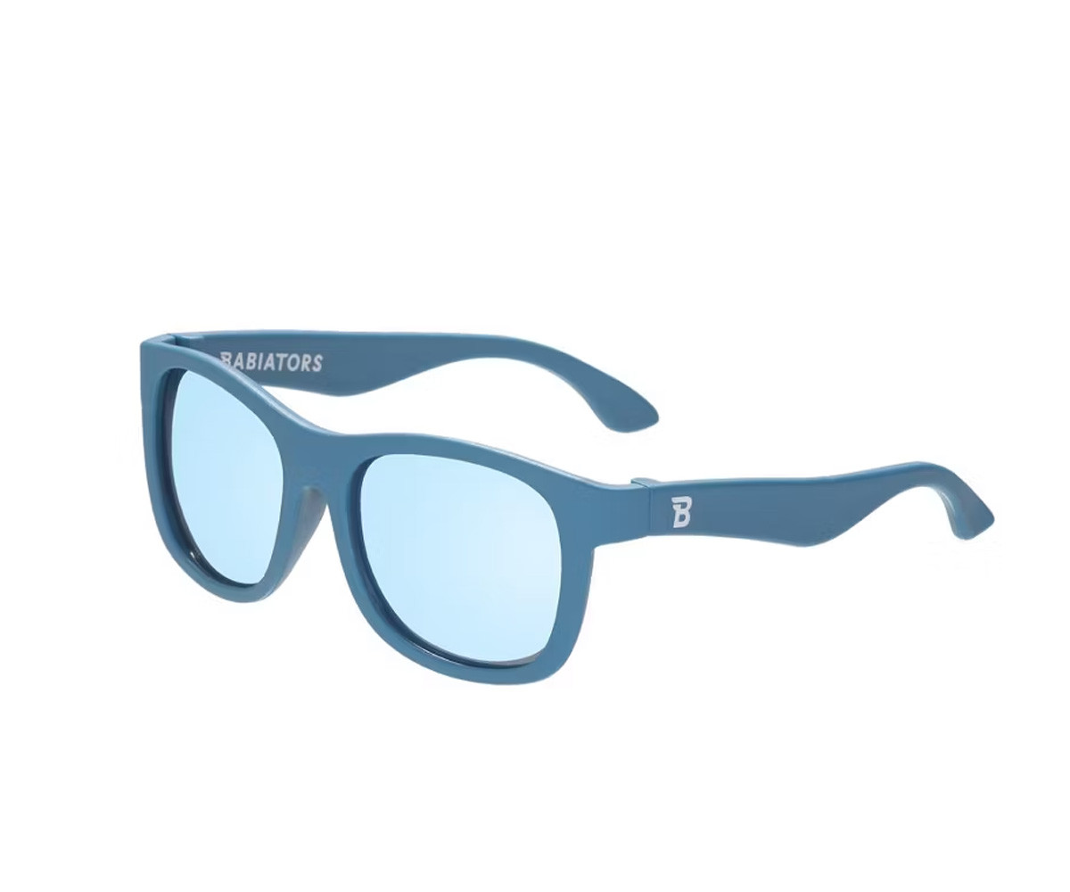 Gafas de Sol Flexibles (+6 años) Navigator Polarizadas Midnght Blue Light Blue Mirrored Lenses
