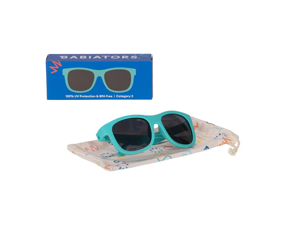 Gafas de Sol Flexibles Navigators (+6 años) Turquoise Tide Smoke Lenses