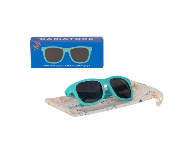 Gafas de Sol Flexibles Navigators (+6 años) Turquoise Tide Smoke Lenses