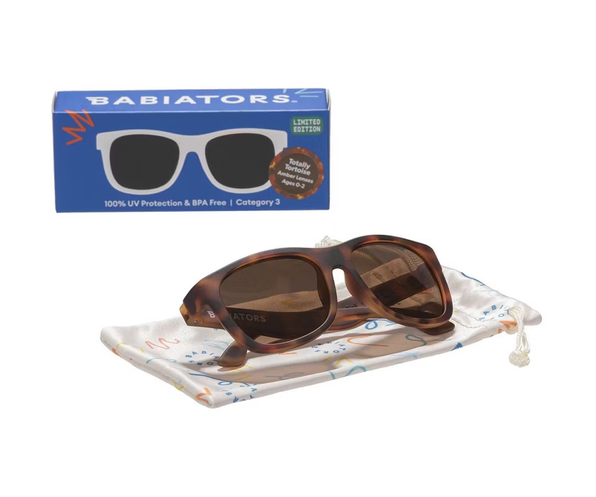 Gafas de Sol Flexibles Navigators (+6 años) Classic Tortoise Amber Lenses