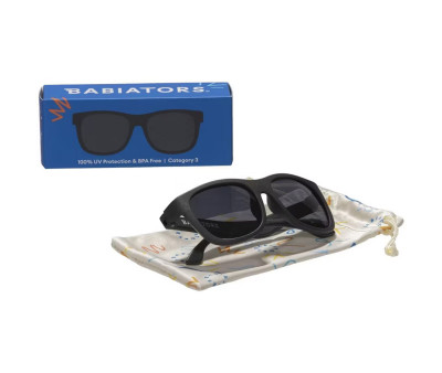 Gafas de Sol Flexibles Navigators (+6 años) Jet Black Smoke Lenses