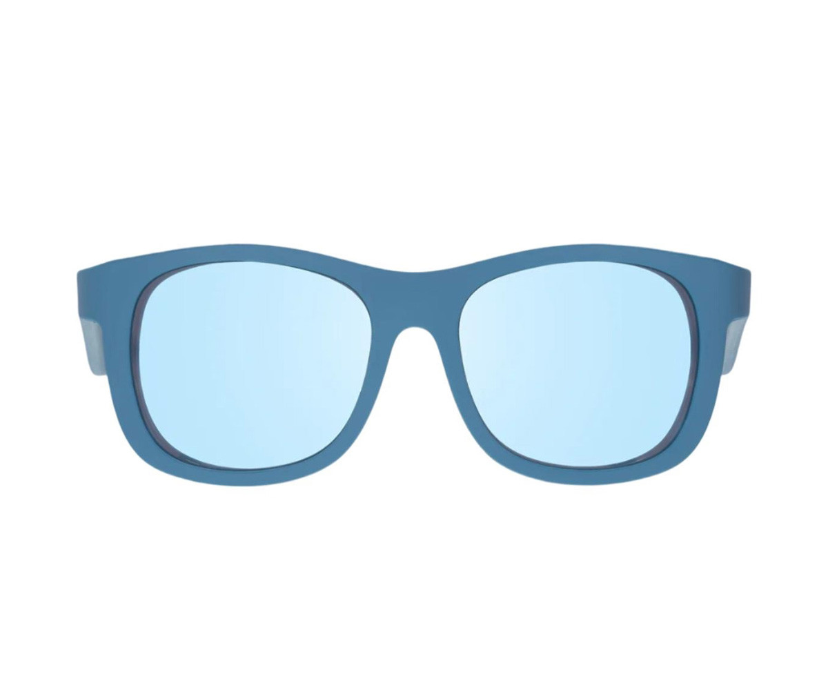 Gafas de Sol Flexibles (3-5 años) Navigators Polarizadas Midnight Blue Light Blue Mirrored Lenses