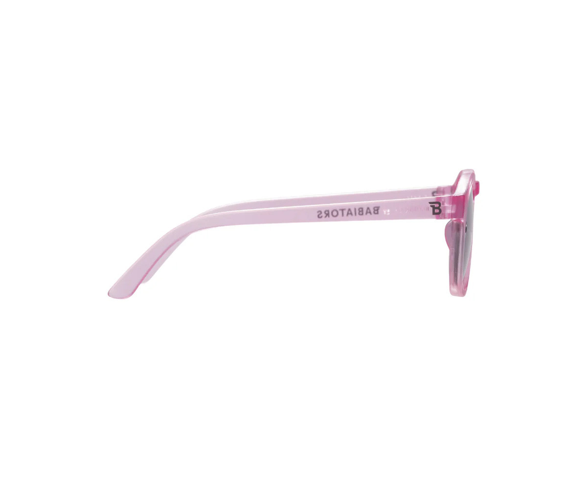 Gafas de Sol Flexibles Keyhole (0-24m) Fuchsia Haze Purple Mirrored Lenses