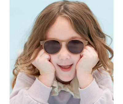 Gafas de Sol Flexibles Keyhole (0-2m) Cocoa Cloud Amber Lenses