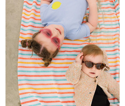 Gafas de Sol Flexibles Hearts (3-5años) Fuchsia Haze Pink Mirrored Lenses