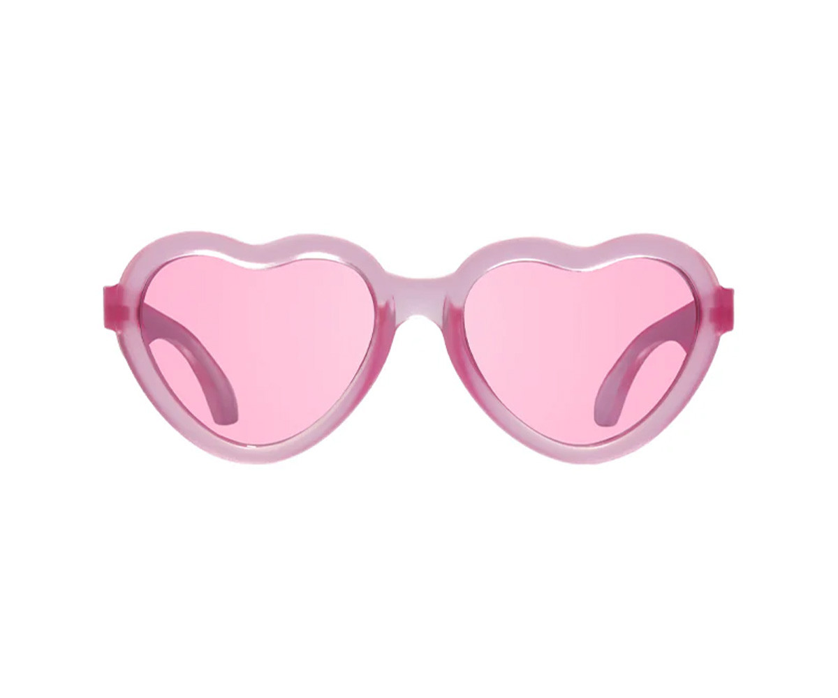 Gafas de Sol Flexibles Hearts (0-24m) Fuchsia Haze Pink Mirrored Lenses
