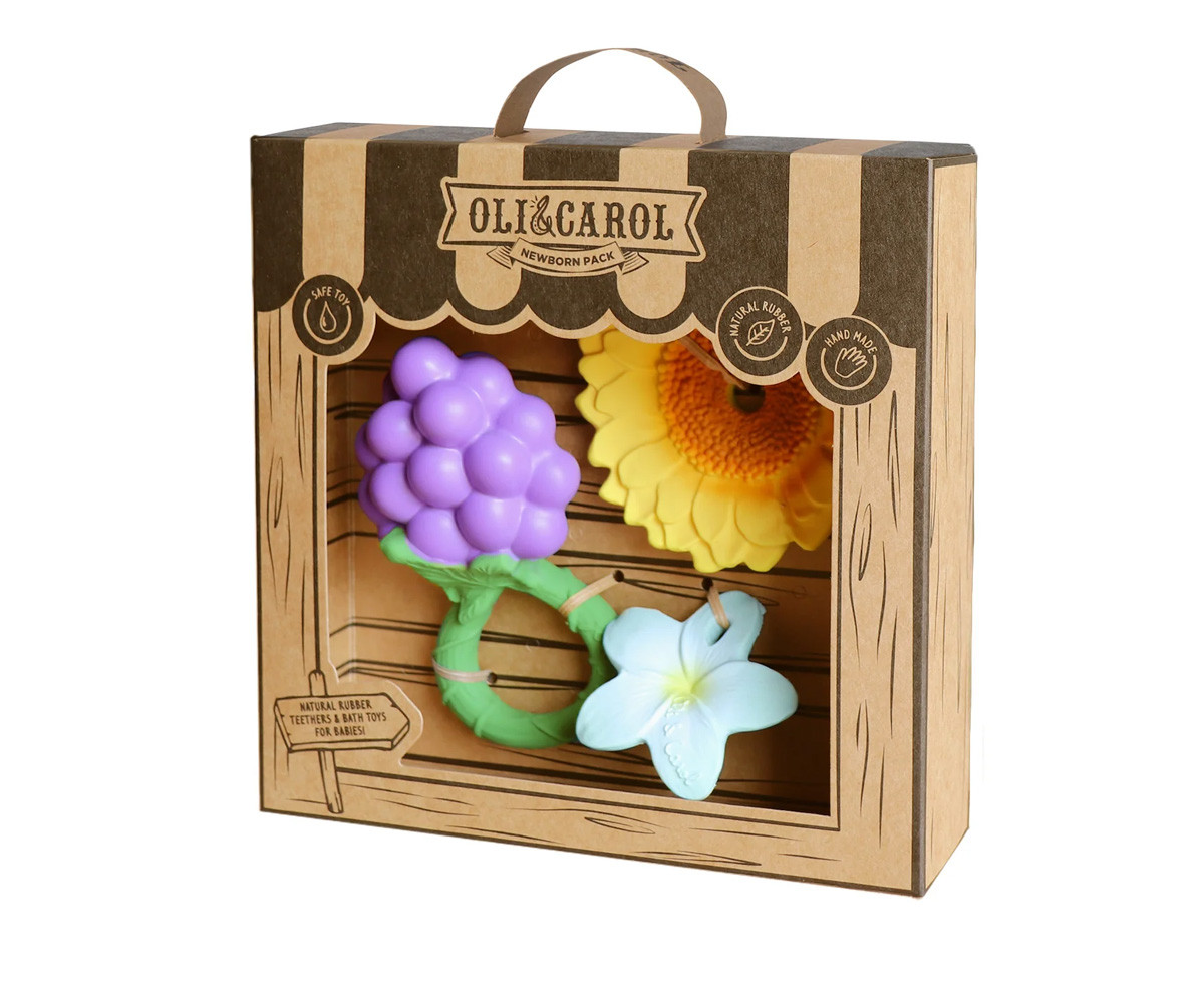 Confezione Regalo Newborn Grape & Flowers