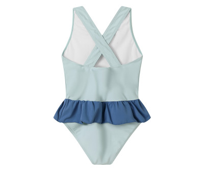 Costume Intero Incrociato con Volanti Stripes Blues & Beyond