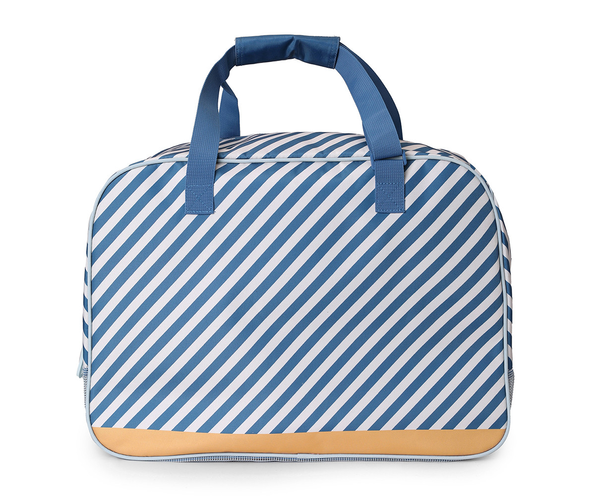 Bolsa de praia com malha  Personalizável Stripes Blues & Beyond