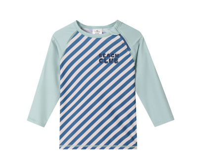 Camiseta de proteção solar de manga comprida Stripes Blues & Beyond
