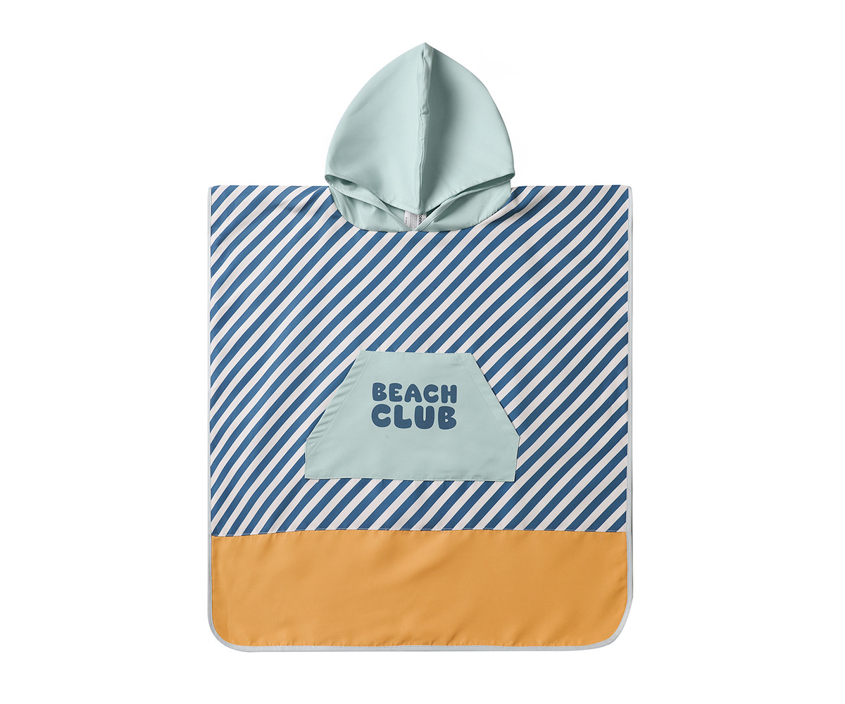 Poncho Spiaggia Stripes Blues & Beyond