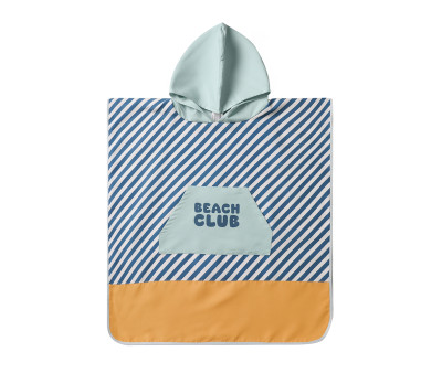 Poncho Spiaggia Stripes Blues & Beyond