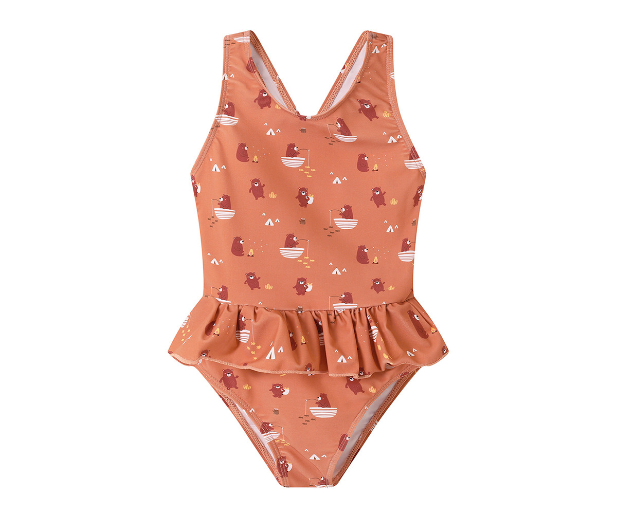 Costume Intero Incrociato con Volanti Camping