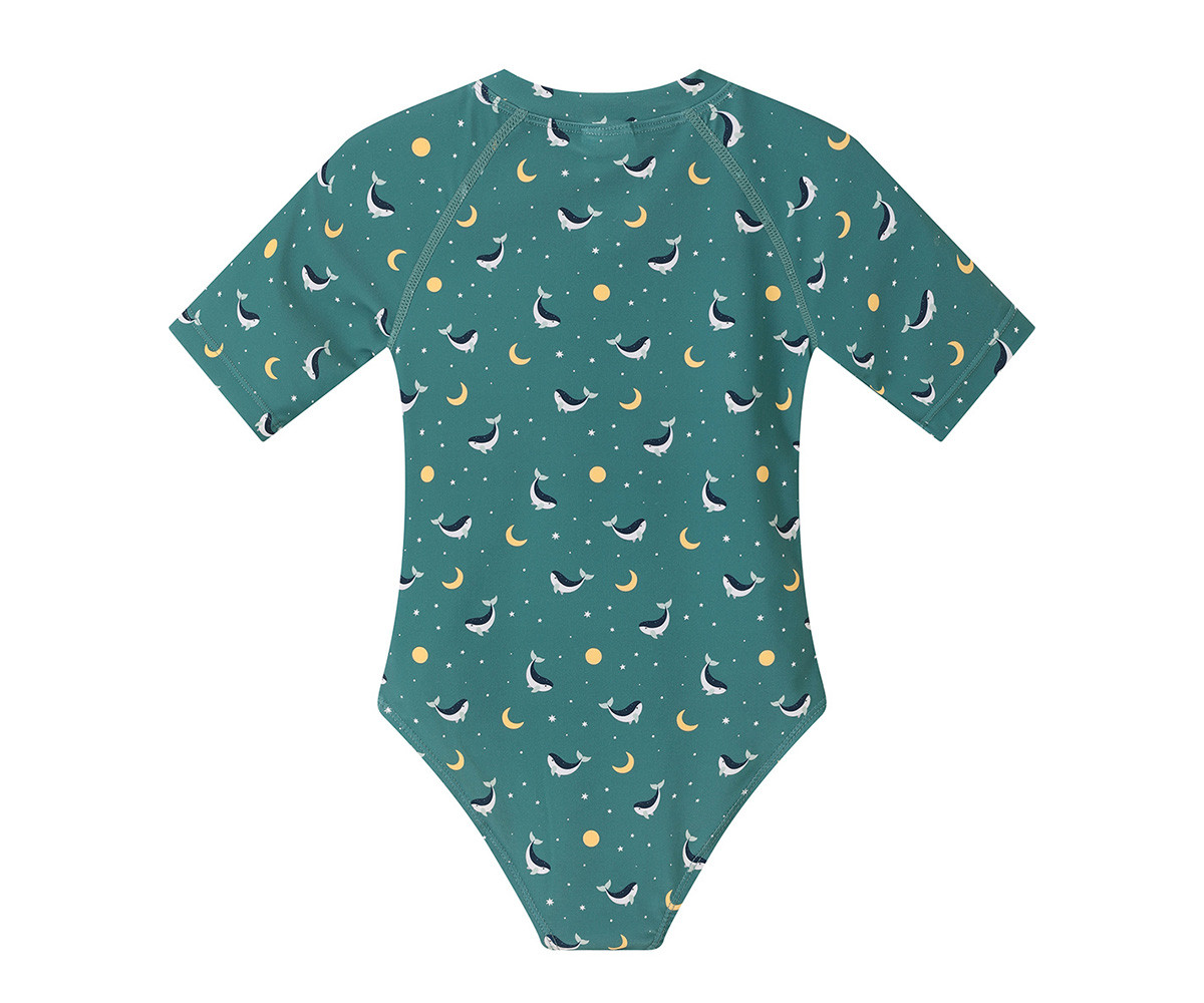 Bañador con Cremallera  Whale Teal