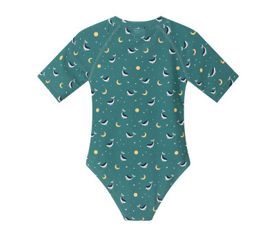 Bañador con Cremallera  Whale Teal