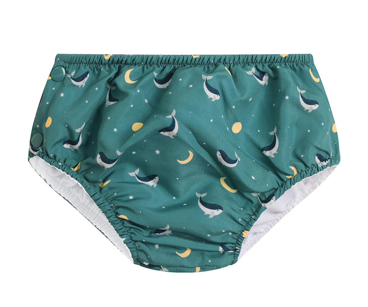 Costume Contenitivo Volanti Teal Whale