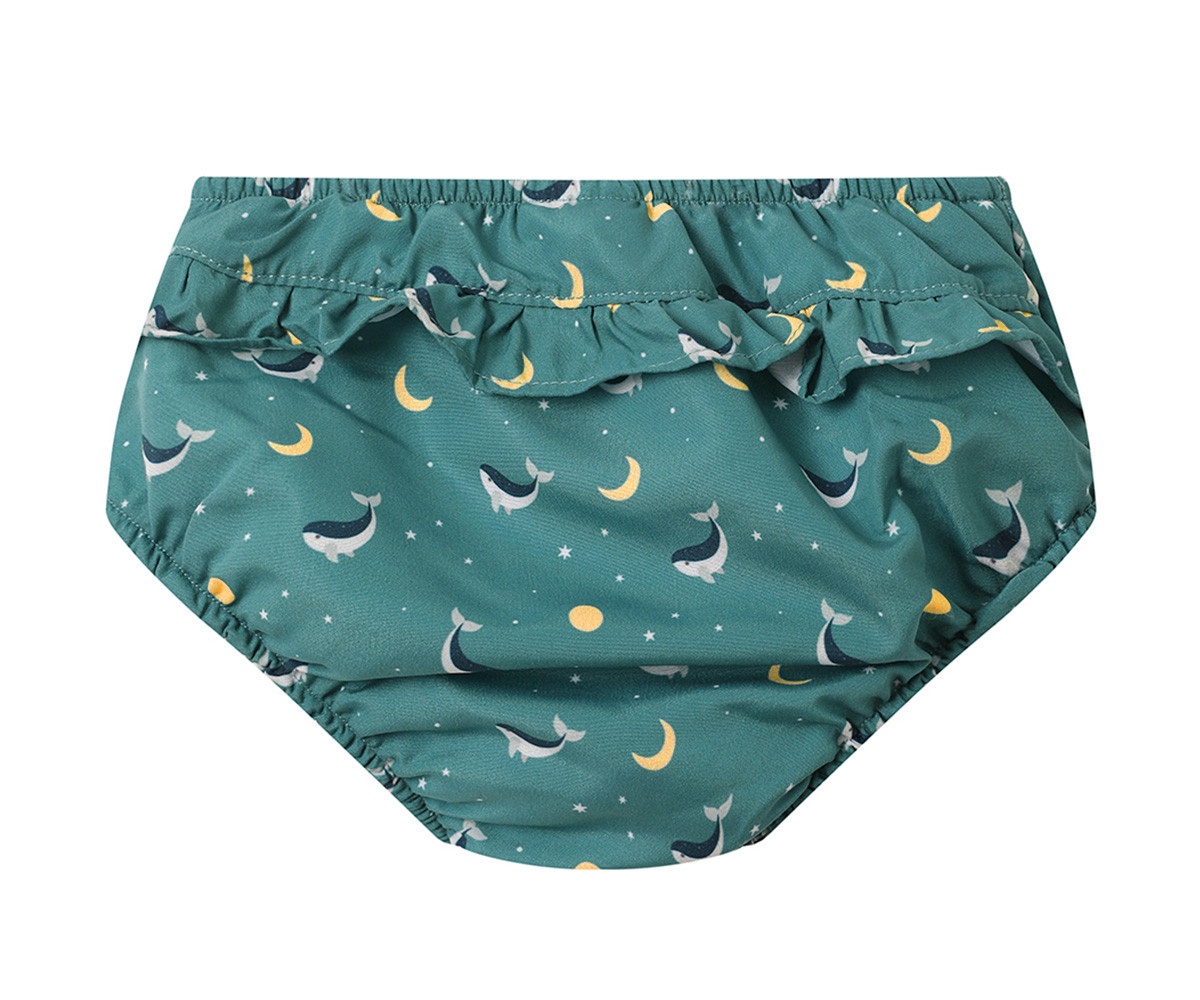Costume Contenitivo Volanti Teal Whale