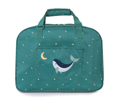 Bolsa de Praia com malha  Personalizável Whale Teal