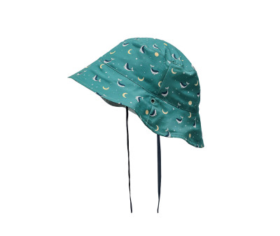 Gorro Reversible Whale Teal