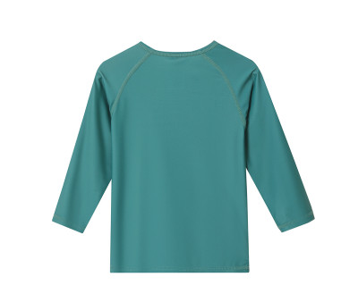 Camiseta de proteção solar de manga comprida Whale Teal
