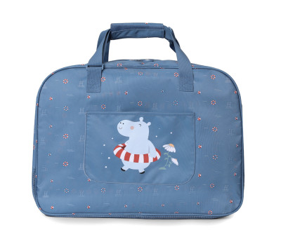 Bolsa de praia  com malha Hippos Personalizável