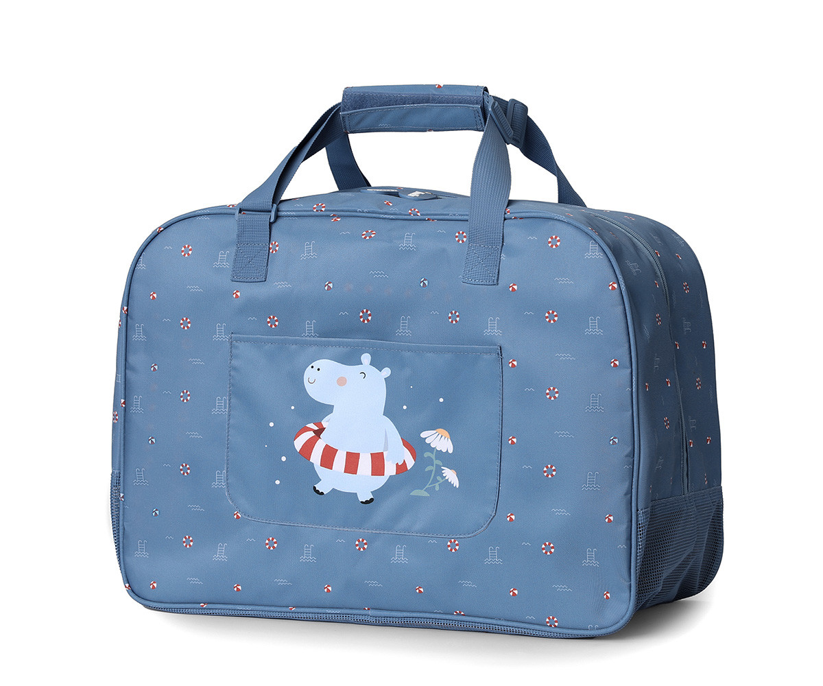 Bolsa de praia  com malha Hippos Personalizável