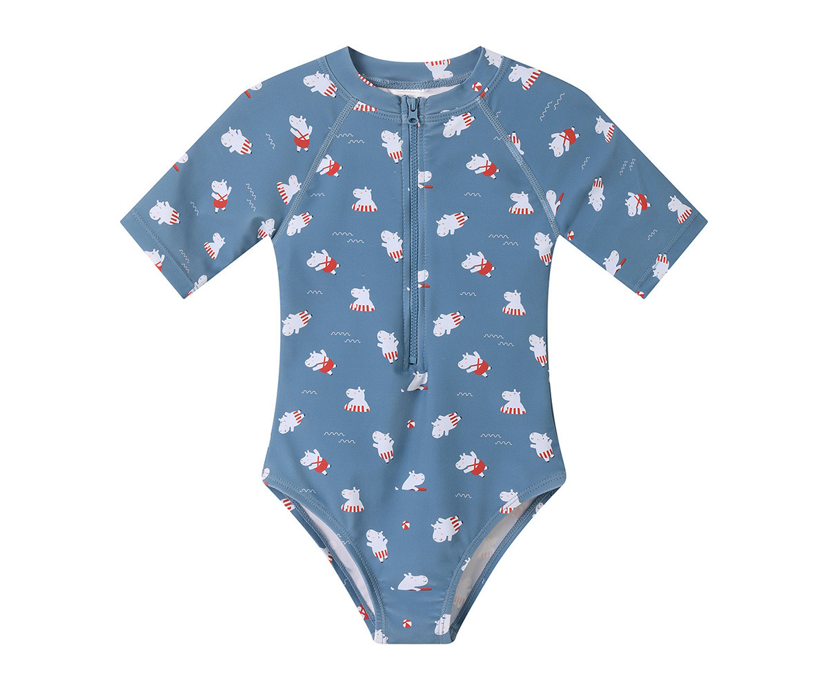 Bañador con Cremallera Hippos