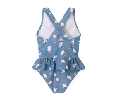 Costume Intero Incrociato con Volanti Hippos