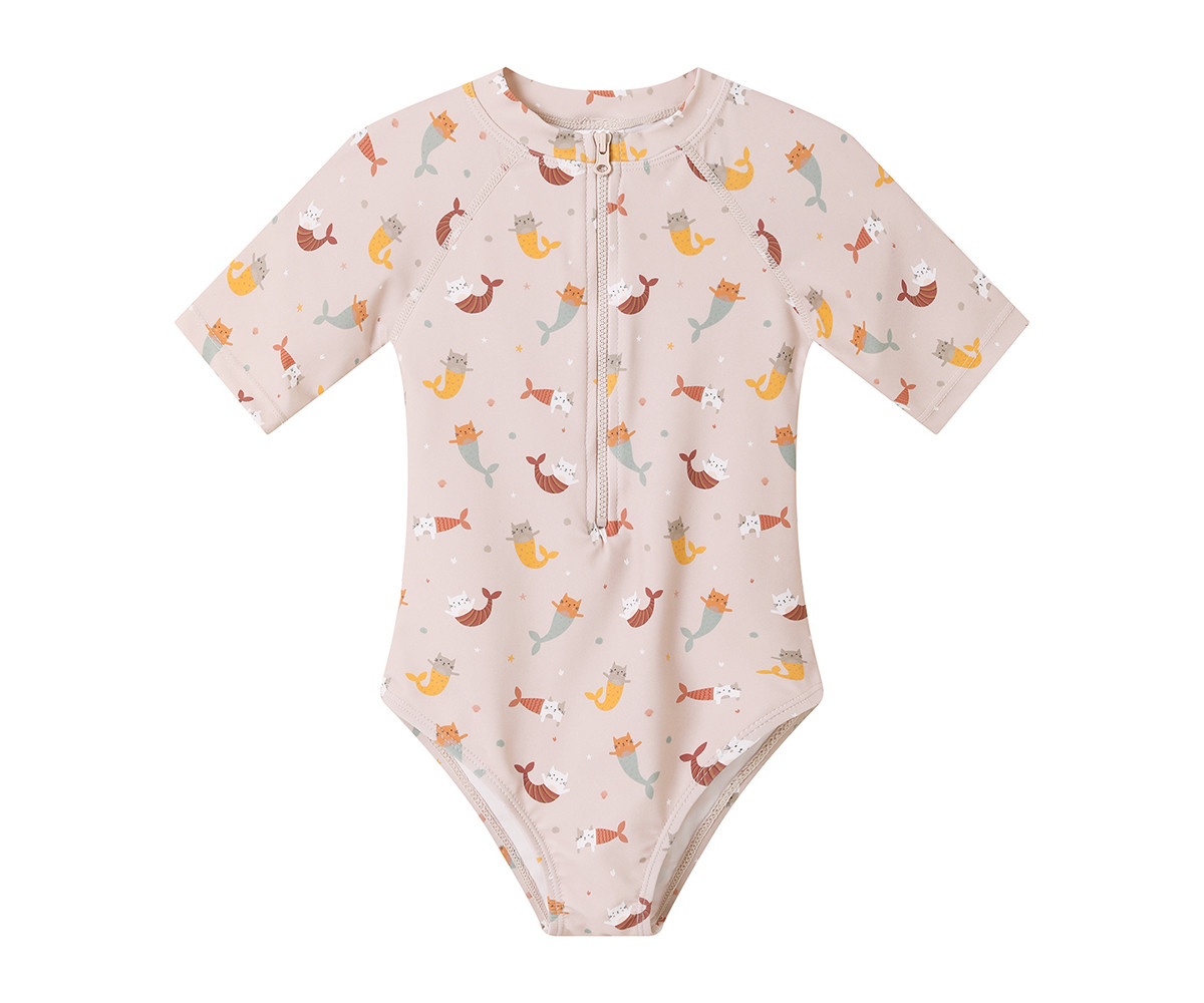 Bañador con Cremallera Mermaid Cats