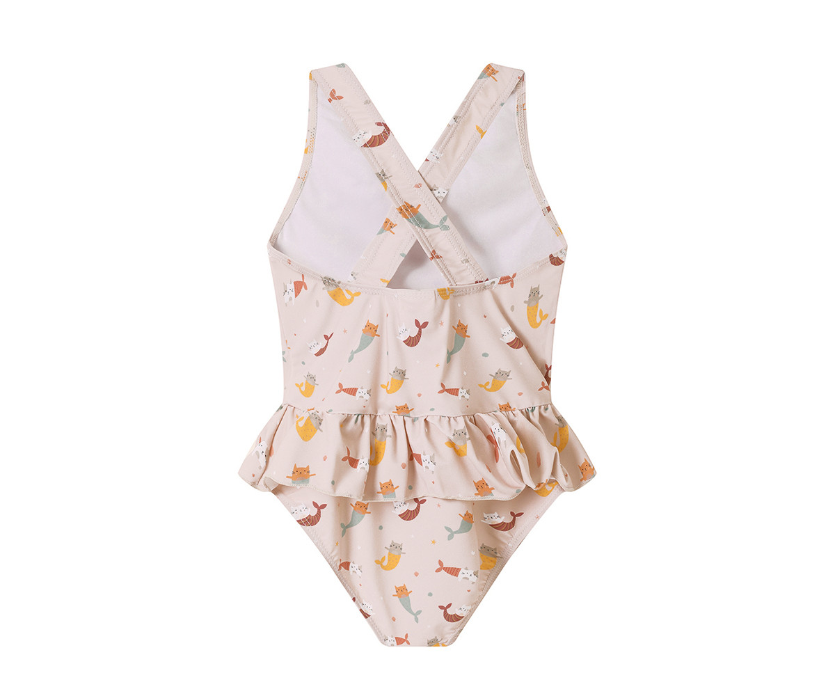 Costume Intero Incrociato con Volanti Mermaid Cats