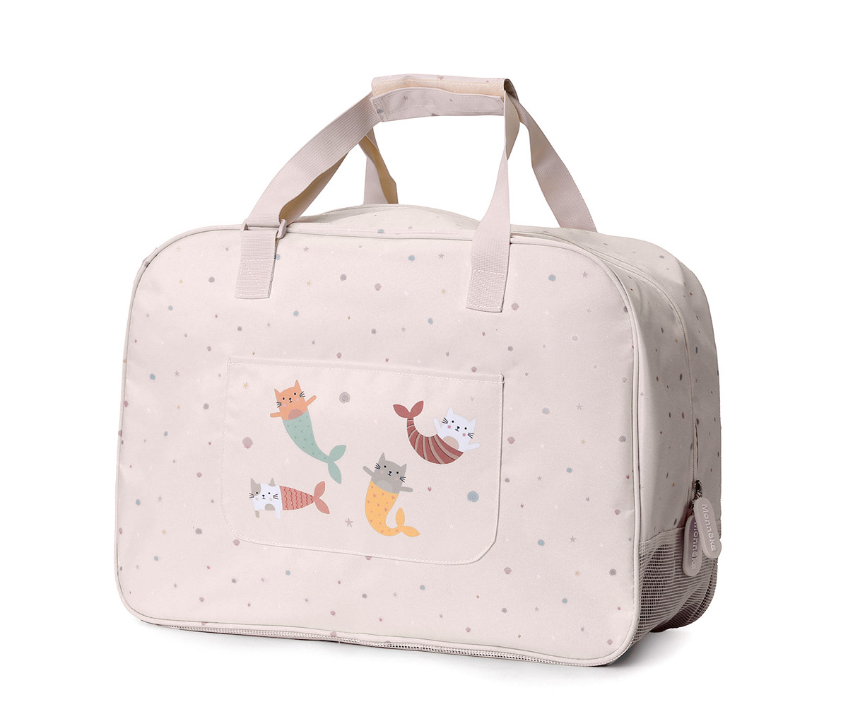 Borsa Spiaggia Anti Sabbia Mermaid Cats Personalizzabile