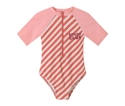 Bañador con Cremallera Stripes Bloom & Blush