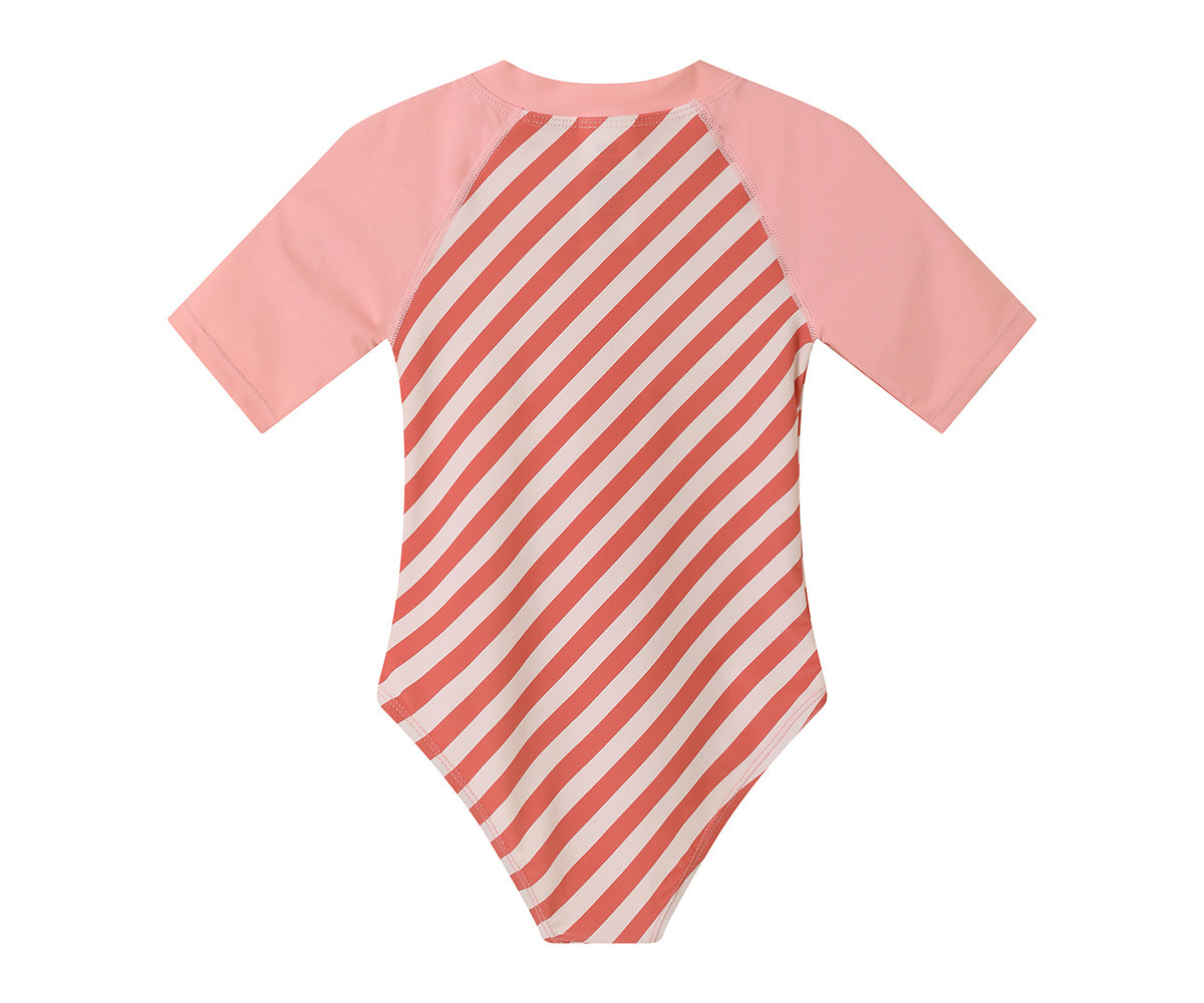 Bañador con Cremallera Stripes Bloom & Blush