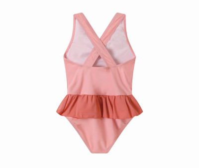 Costume Intero Incrociato con Volanti Stripes Bloom & Blush