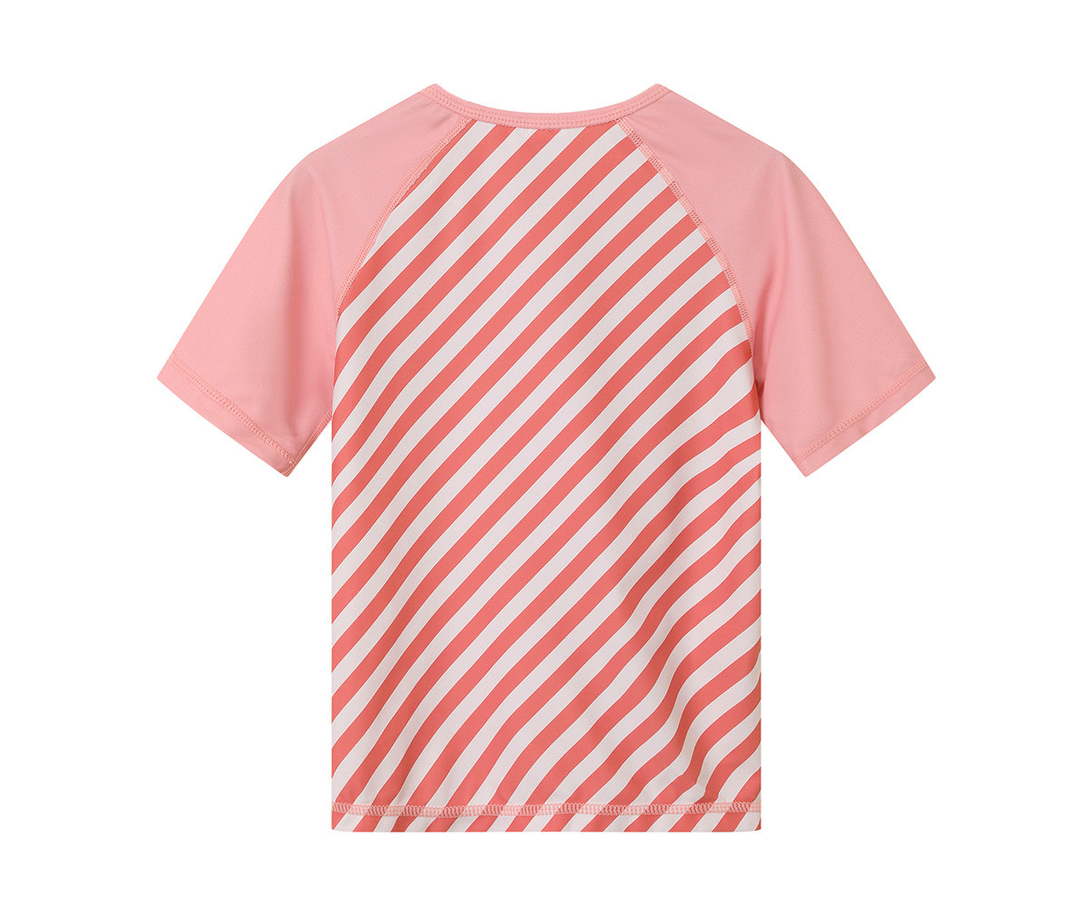Camiseta de proteção solar Stripes Bloom & Blush