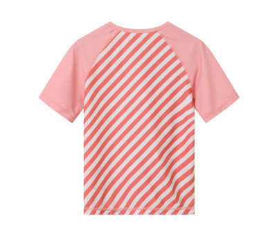 Camiseta de proteção solar Stripes Bloom & Blush