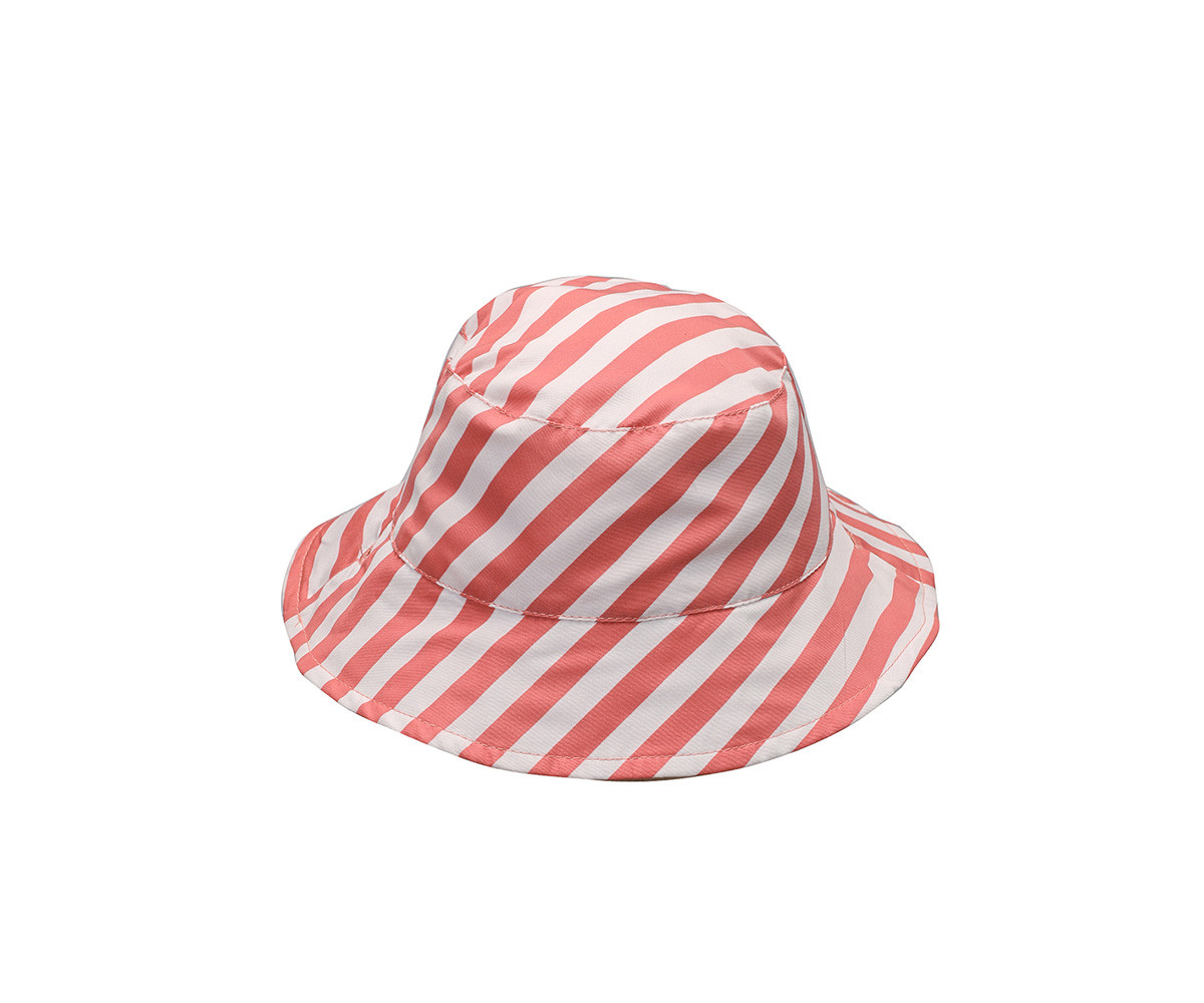 Gorro Reversible Stripes Bloom & Blush