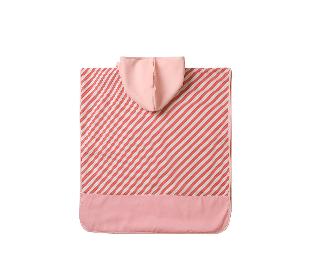 Poncho Spiaggia Stripes Bloom & Blush
