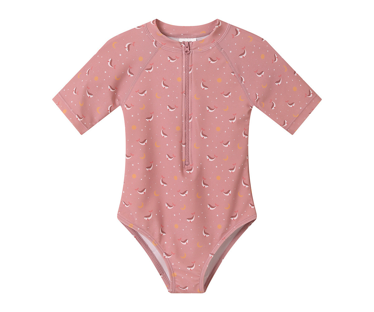 Bañador con Cremallera Whale Pink