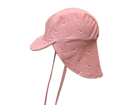 Cappello Spiaggia Bebè Whale Pink