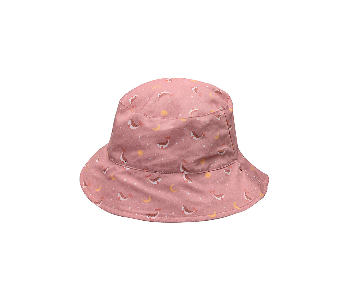 Gorro Reversible Whale Pink