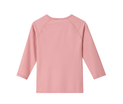 Camiseta de proteção solar de manga comprida Whale Pink