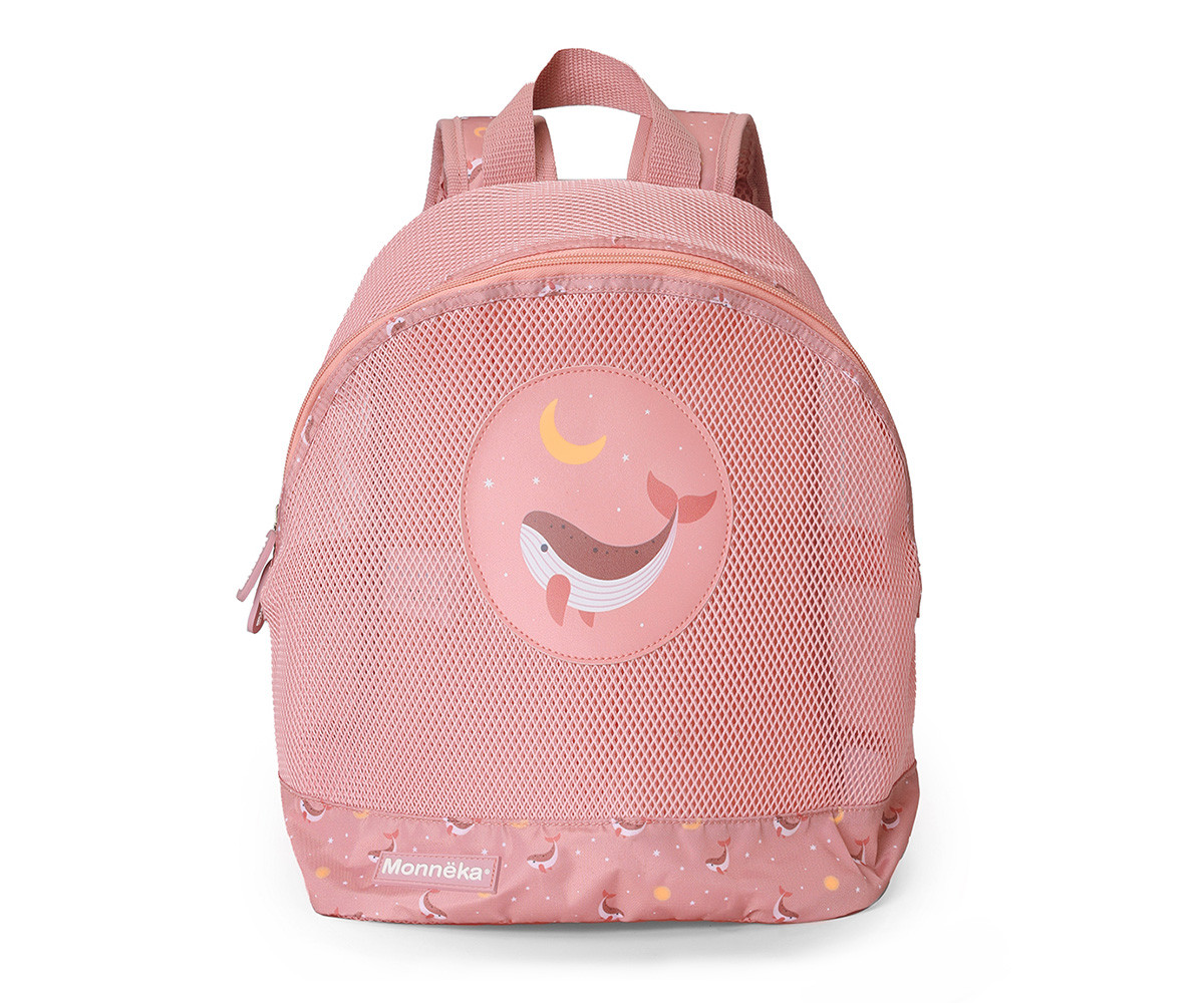 Sand Free Beach Backpack Whale Pink
